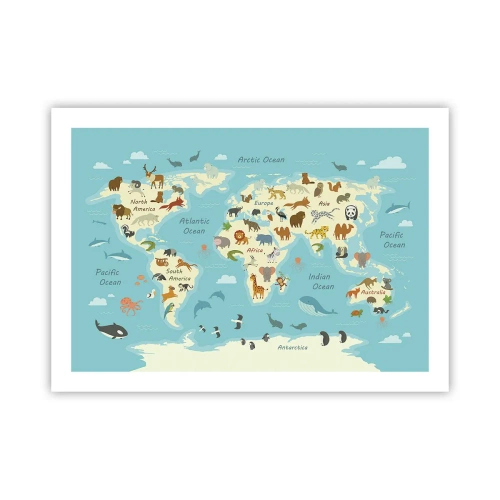 Plakat - Gode naboer - 70x50 cm