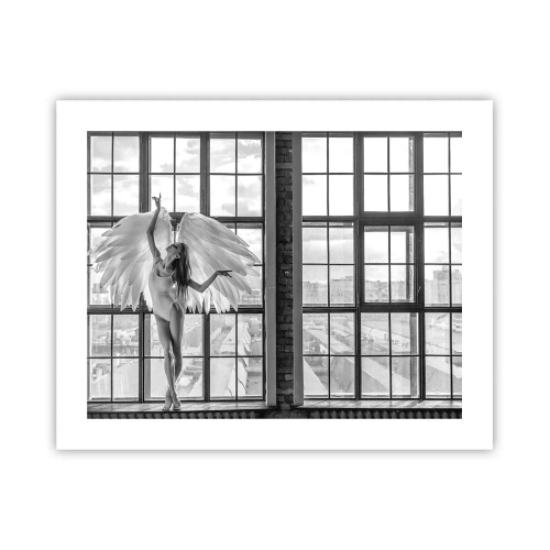 Plakat - Englenes by? - 50x40 cm