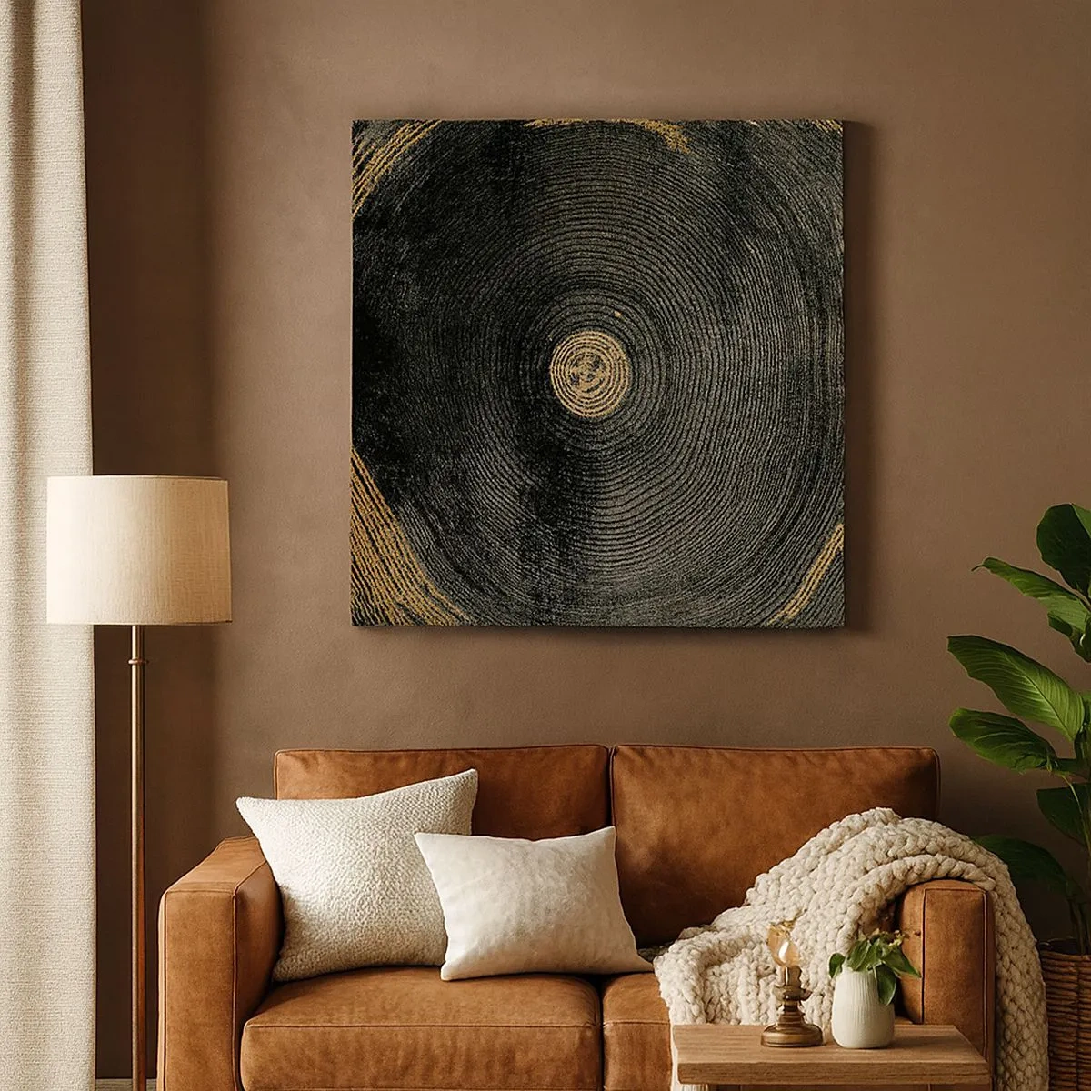 Lærredstryk - Billede på lærred - Forandring og varighed - 30x30 cm