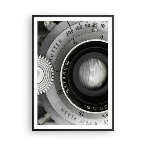 Plakat i sort ramme - Historien om Hollywood - 70x100 cm