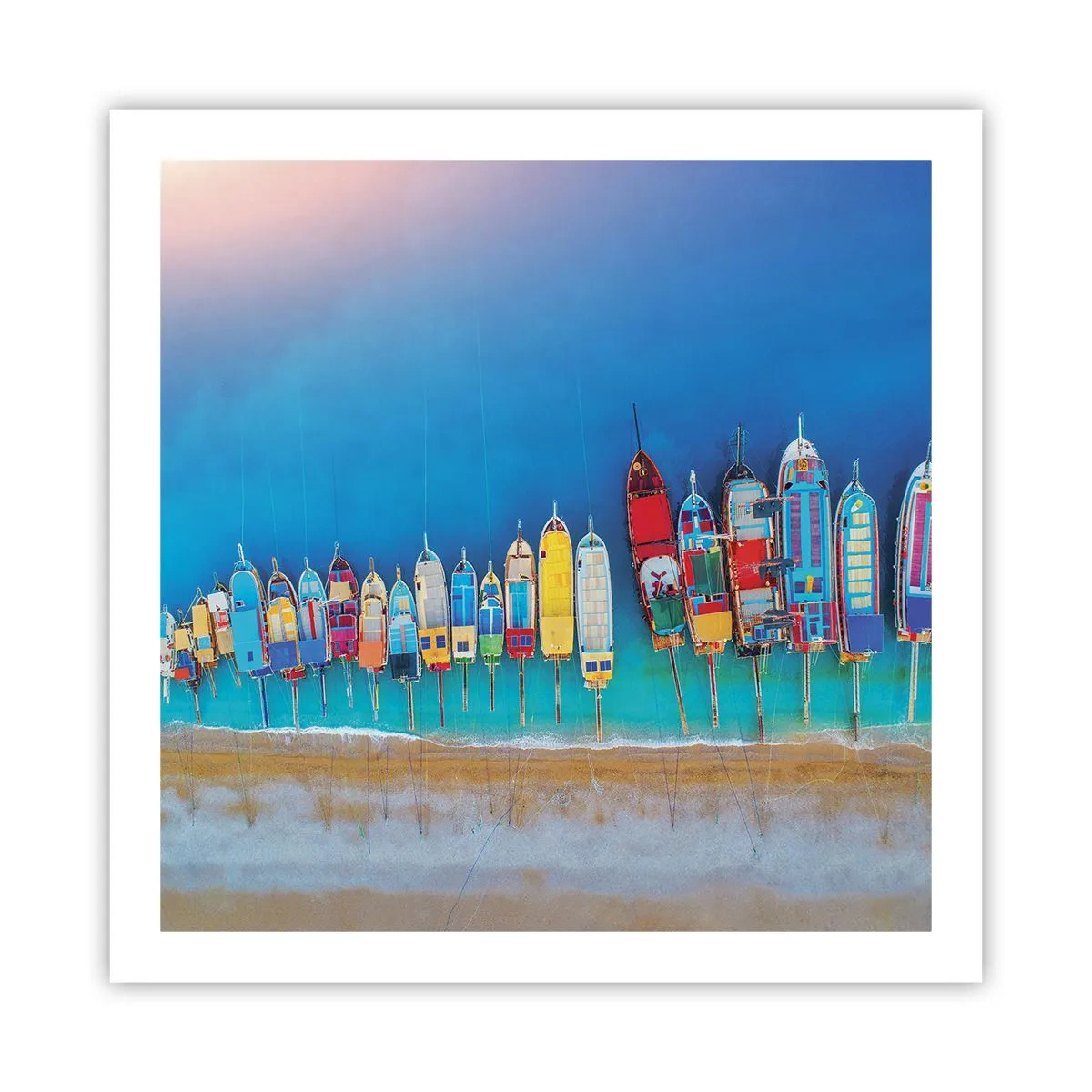 Plakat - Fra et fugleperspektiv - 60x60 cm