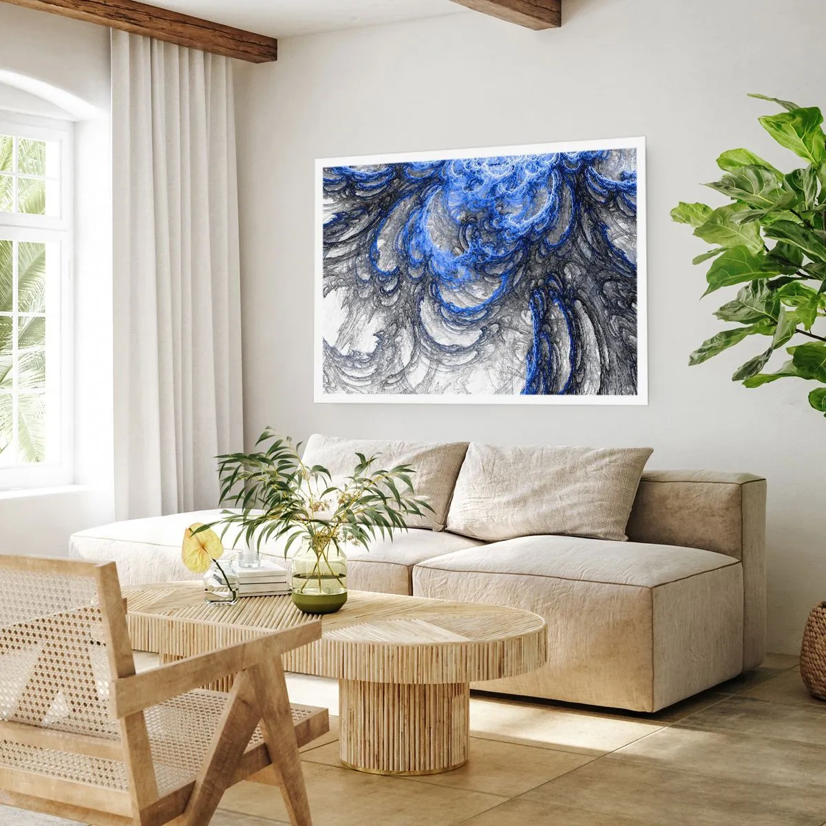 Plakat - En bølges fødsel - 40x30 cm
