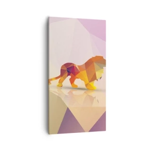 Lærredstryk - Billede på lærred - Diamantkongen - 55x100 cm