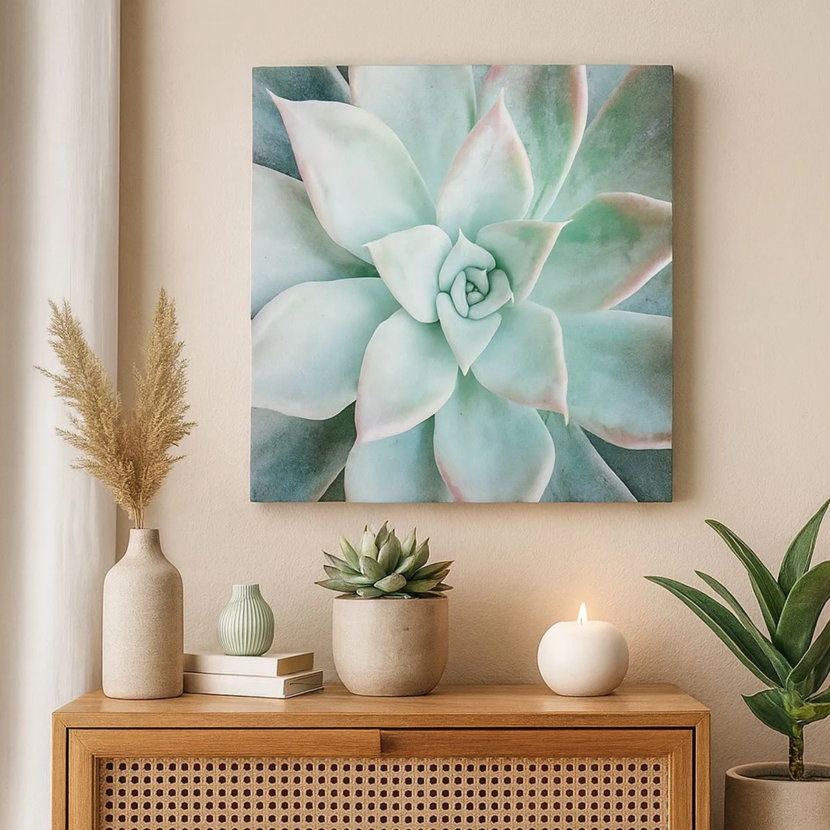 Lærredstryk - Billede på lærred - Hjertet af ørkenen - 30x30 cm