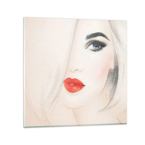 Billede på glas - Hypnotiserer og beruser - 70x70 cm