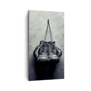 Lærredstryk - Billede på lærred - En tid med kamp og en tid med fred - 45x80 cm