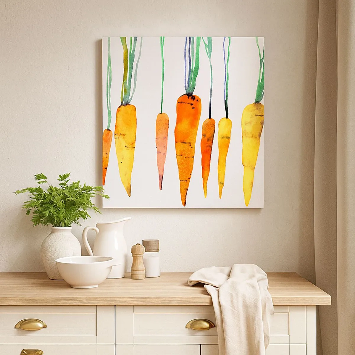 Lærredstryk - Billede på lærred - Skønheden ved det almindelige - 30x30 cm