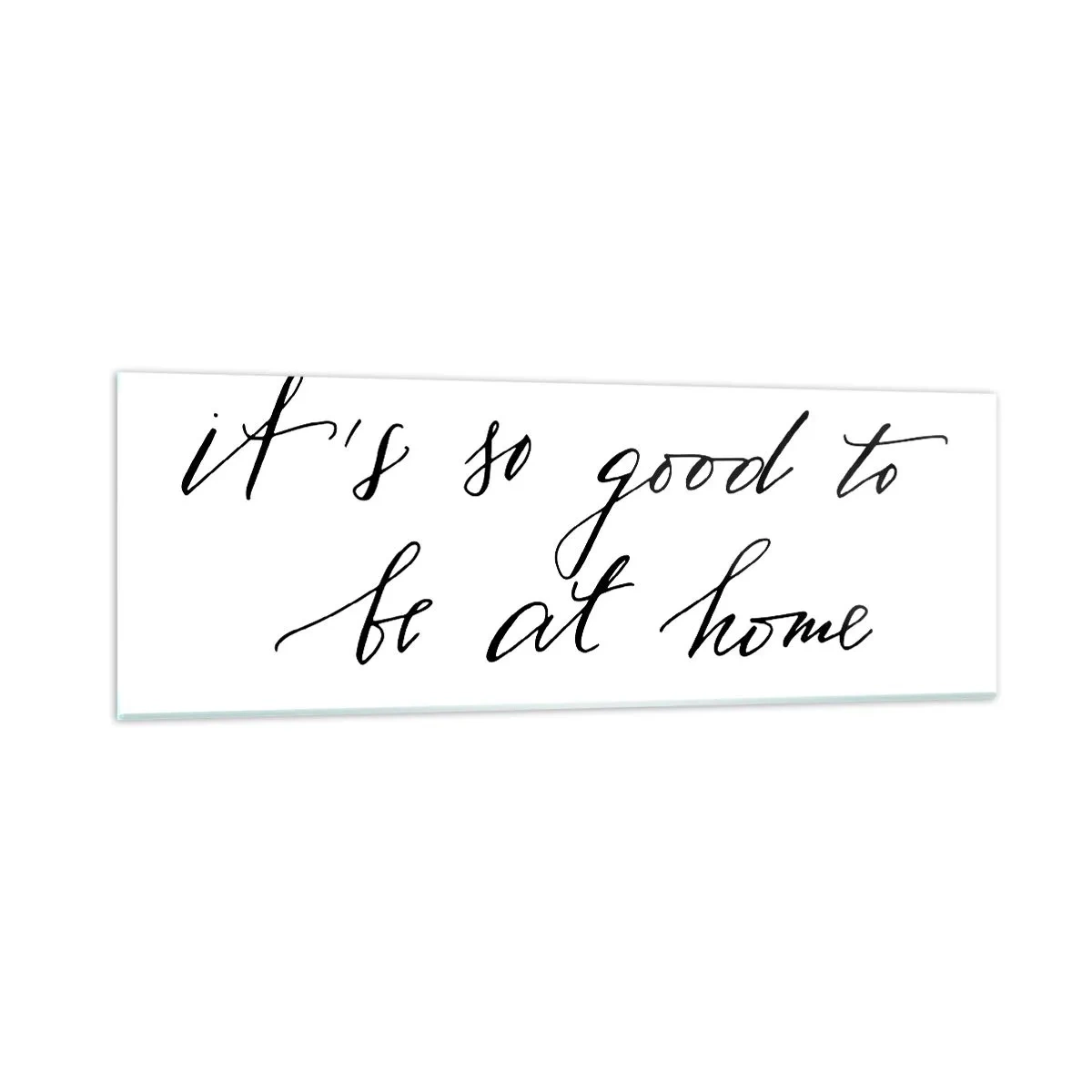 Billede på glas - Hele sandheden - 90x30 cm