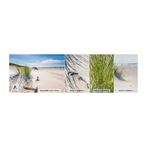 Prøve Fototapet Premium Canvas - Den smukkeste? Baltisk - Hav, Strand, Klit - 100x30 cm