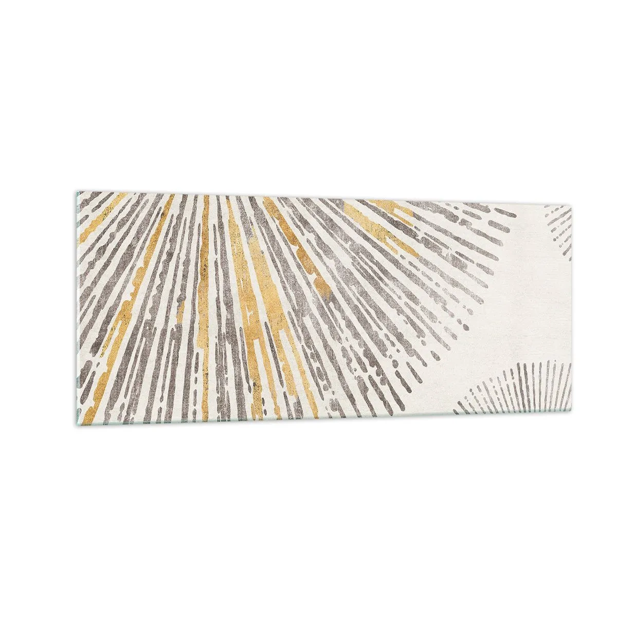 Billede på glas - Skønheden i en rokke - 100x40 cm