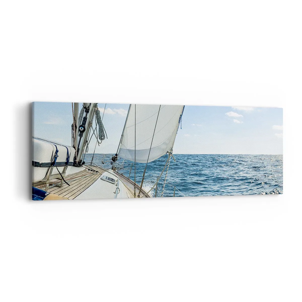Lærredstryk - Billede på lærred - Ahoj , eventyr - 90x30 cm
