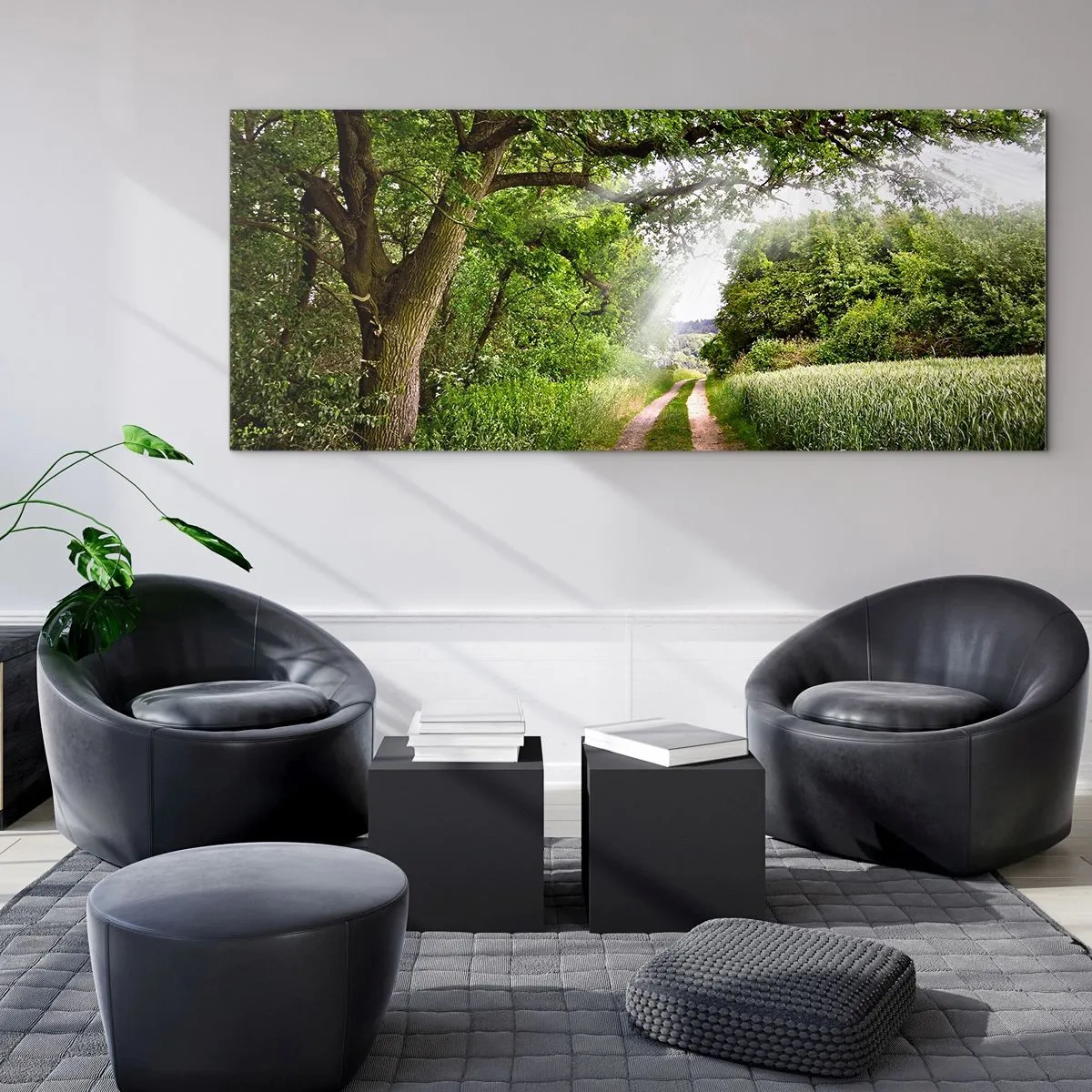 Billede på glas - Et in Arcadia ego - 100x40 cm