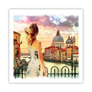 Plakat - Når det drejer sig om eventyr, er det kun i ... - 60x60 cm