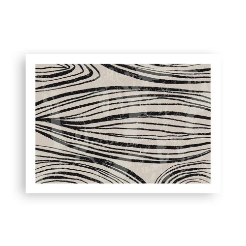 Plakat - Et spild af linjer - 70x50 cm