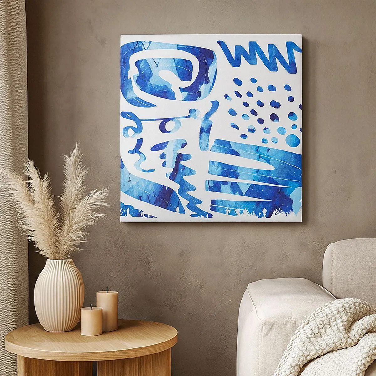 Lærredstryk - Billede på lærred - Tilbage til rødderne - 30x30 cm