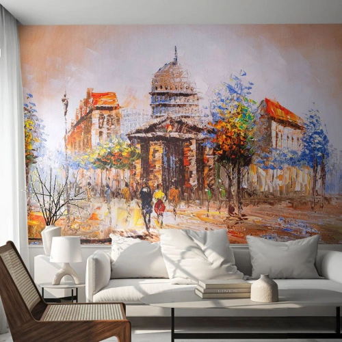 Fototapet på mål Premium Sand - En parisisk spadseretur - Arkitektur, By, Frankrig