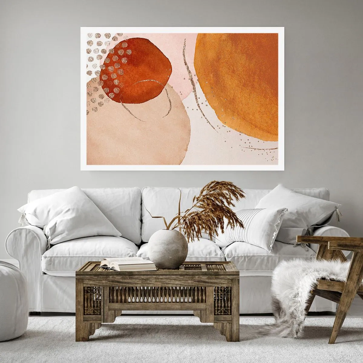 Plakat - Rundhed og bevægelse - 100x70 cm