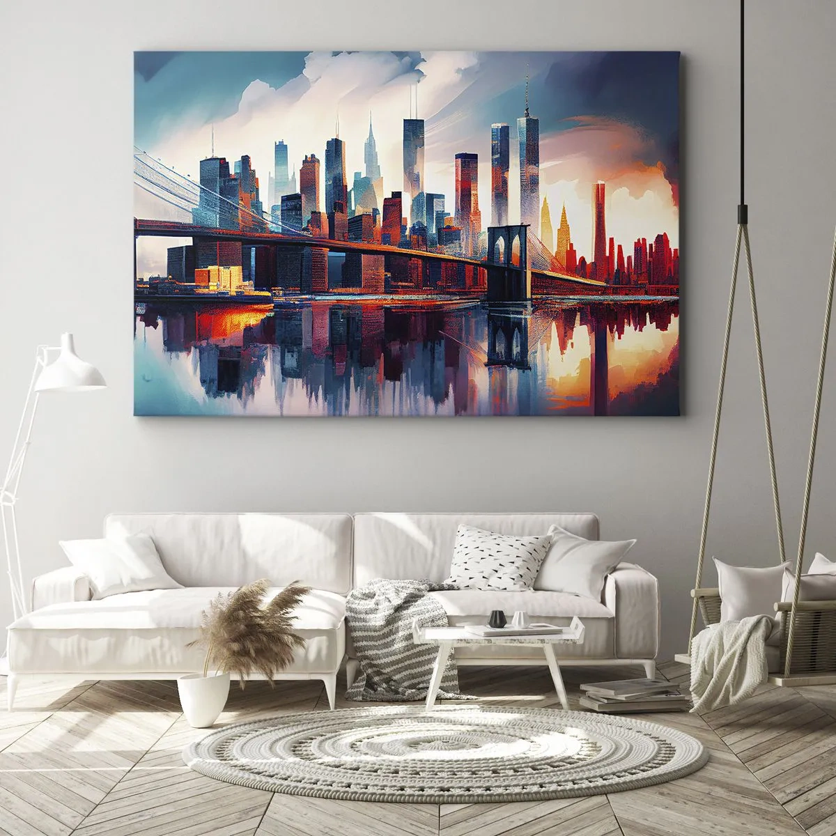 Lærredstryk - Billede på lærred - Fænomenale New York - 70x50 cm