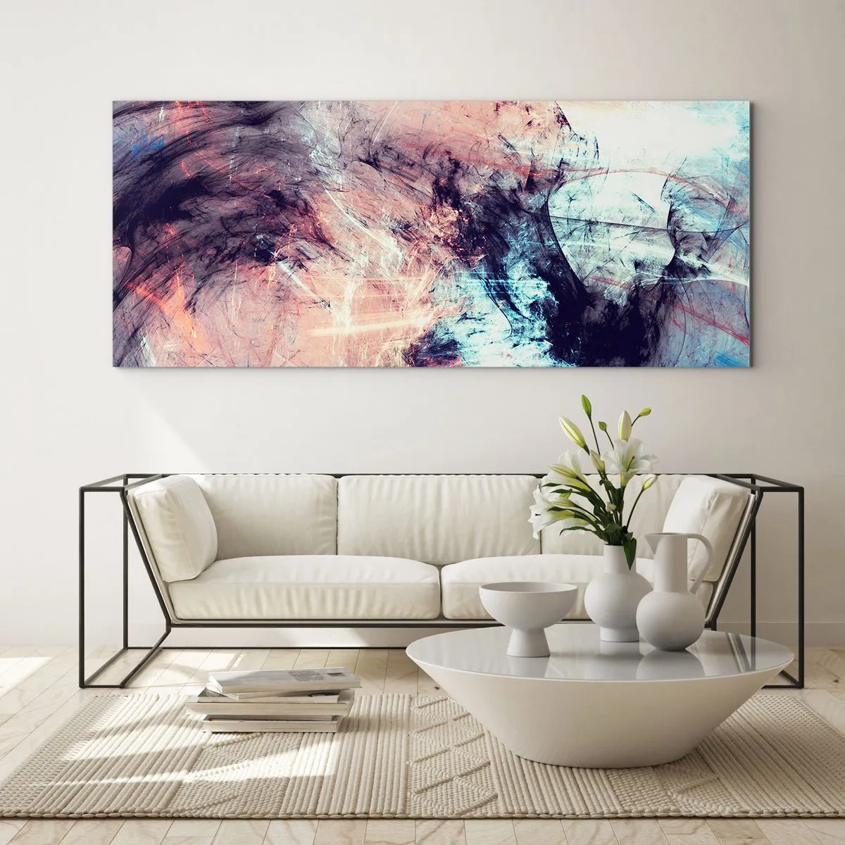 Billede på glas - Mærk vinden - 100x40 cm