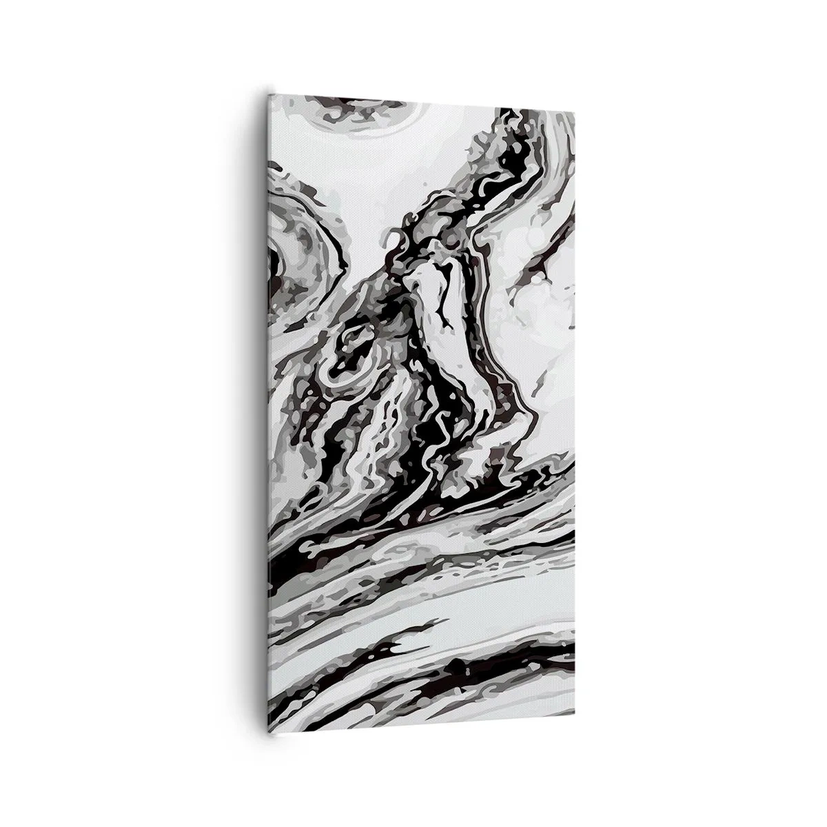 Lærredstryk - Billede på lærred - I begyndelsen var det kaos - 65x120 cm