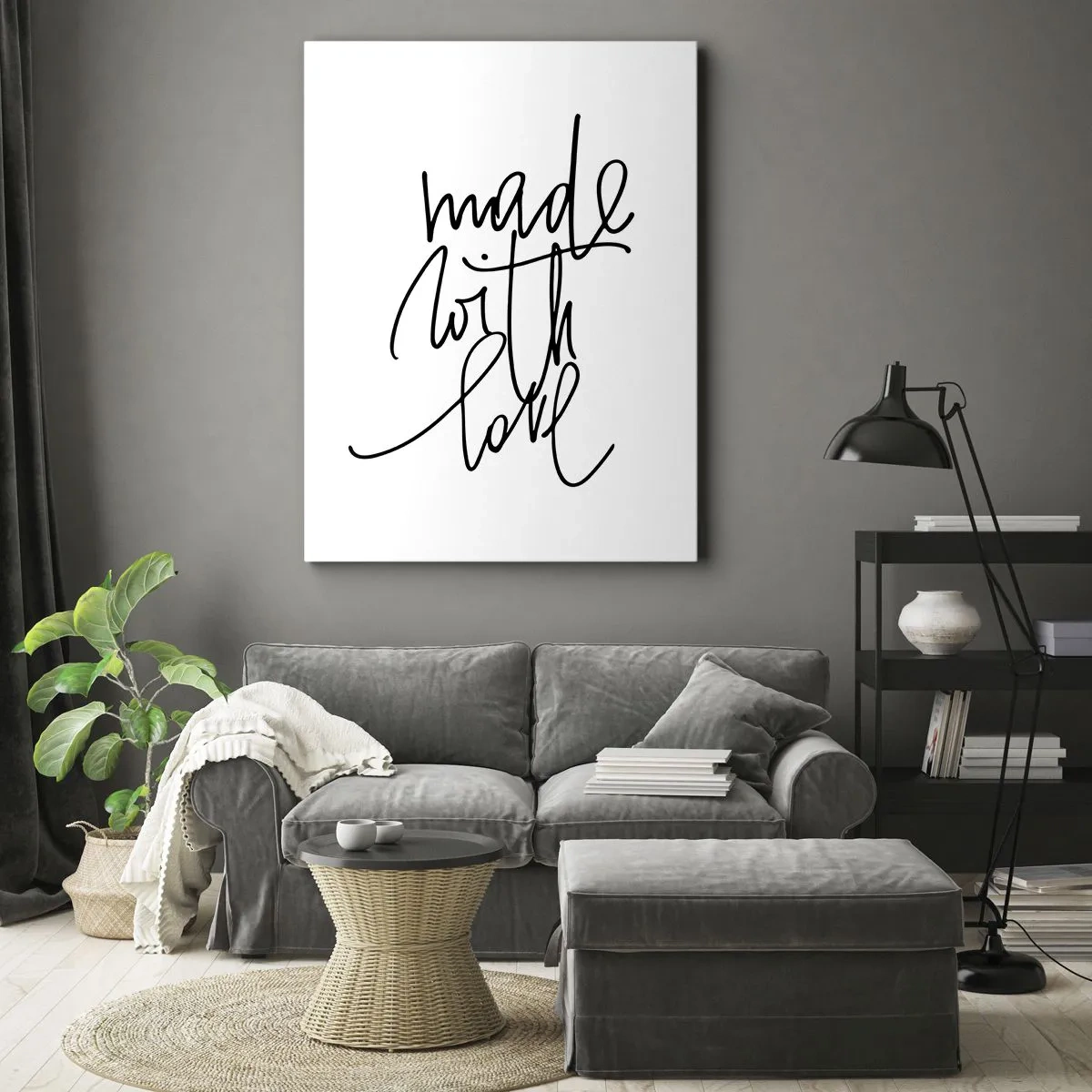 Lærredstryk - Billede på lærred - Det bedste mærke - 50x70 cm