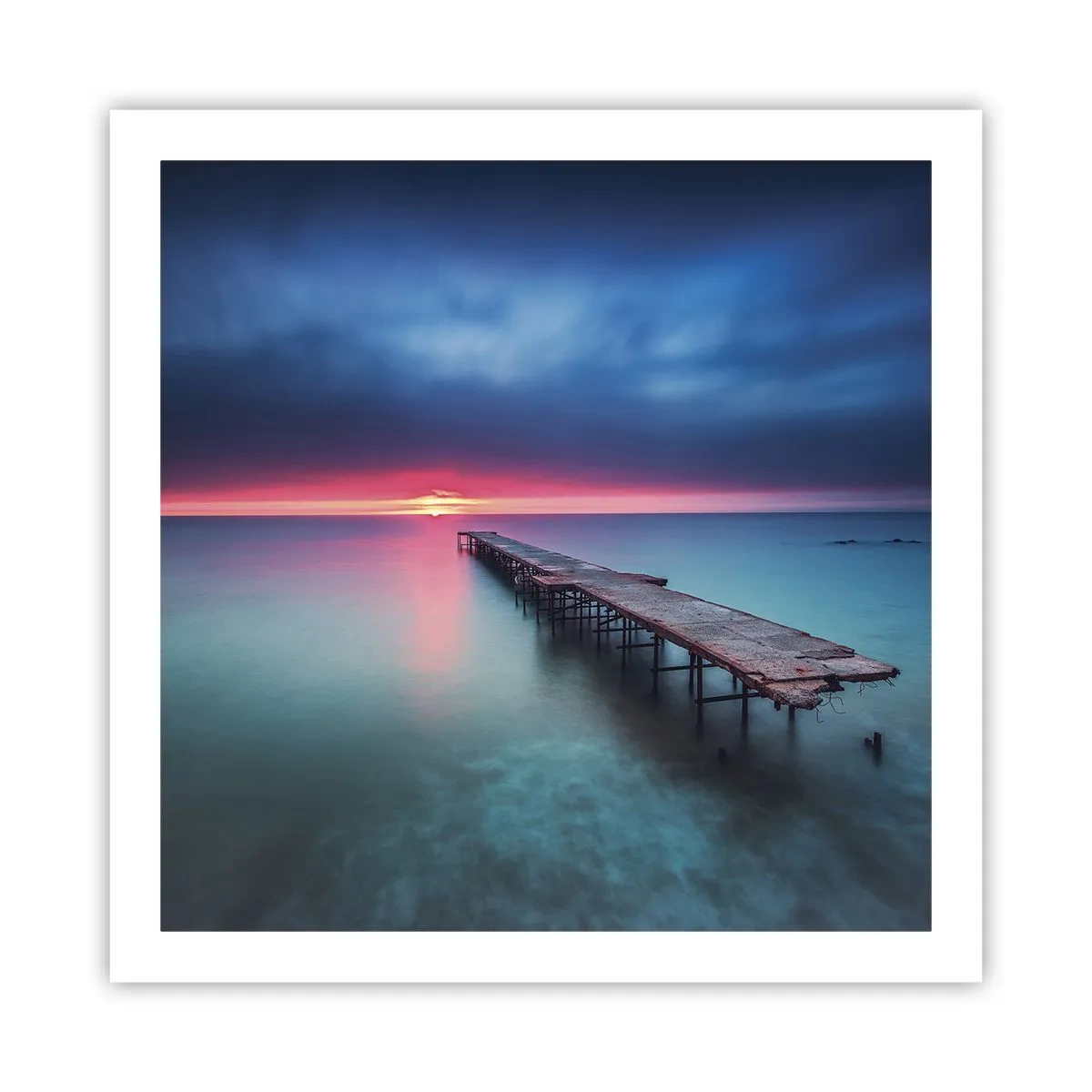 Plakat - Mellem himmel og jord - 60x60 cm