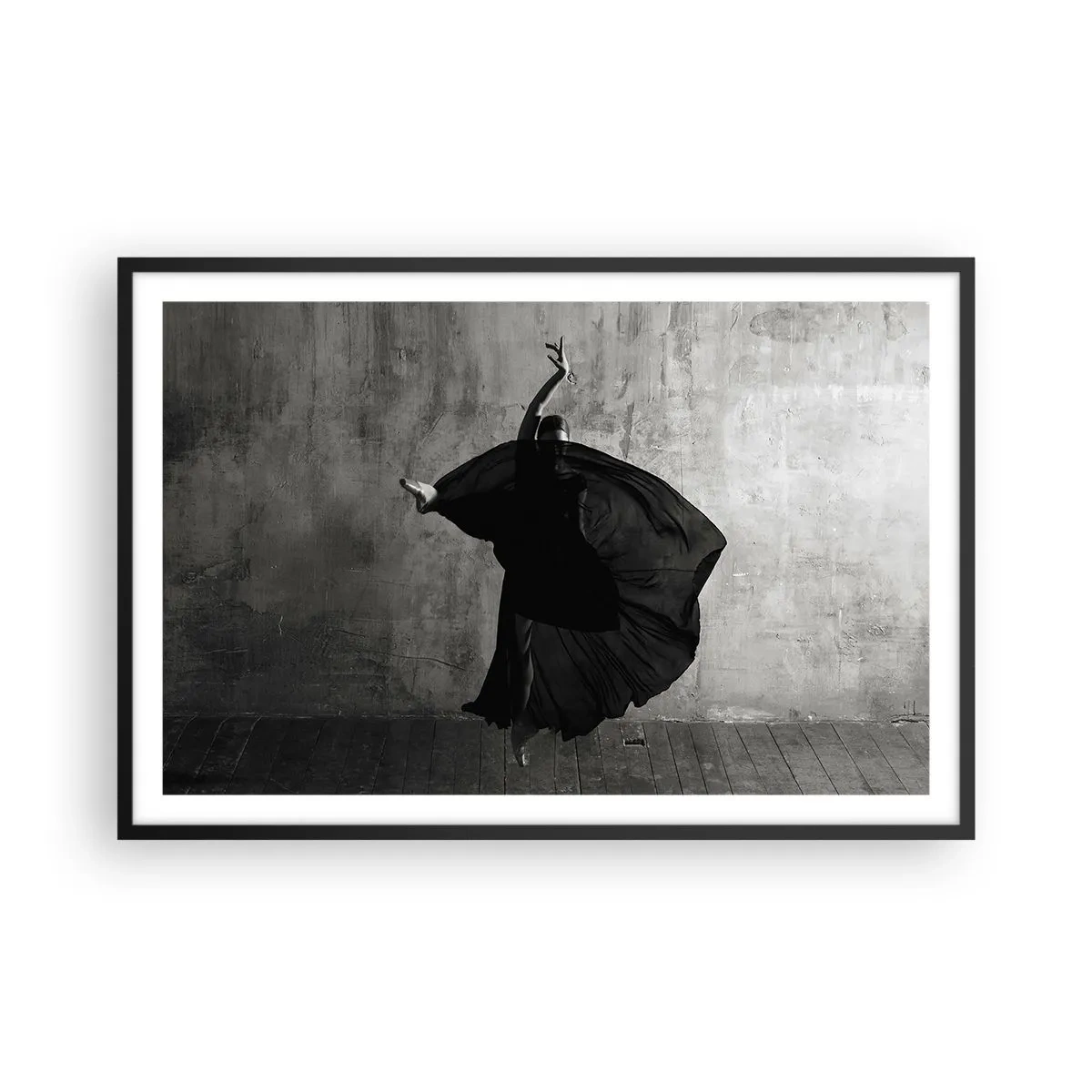 Plakat i sort ramme - Passioneret bælte - 91x61 cm