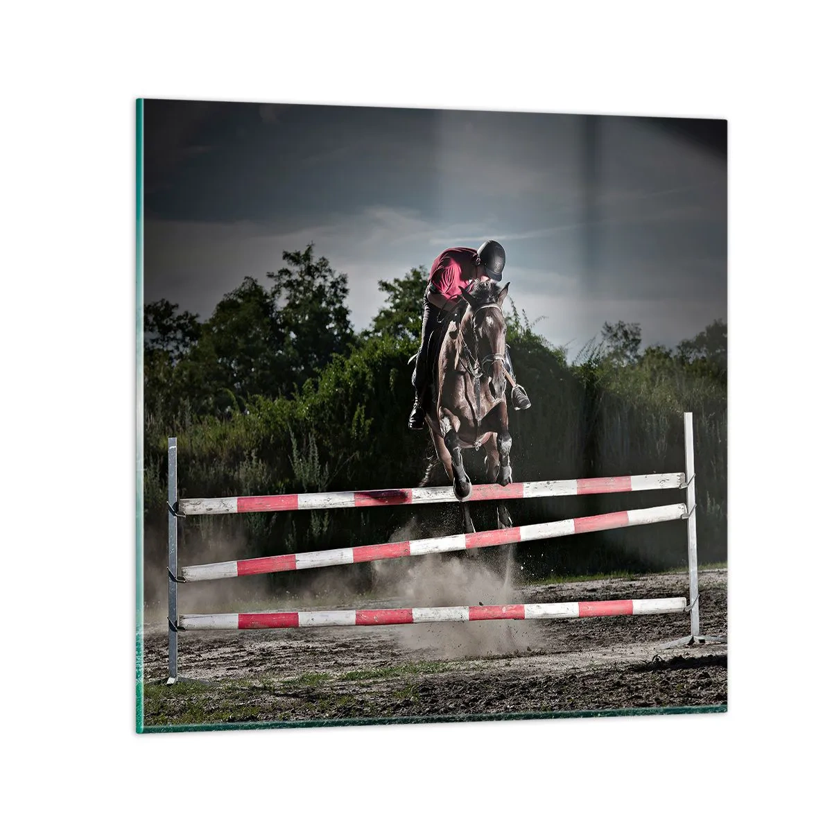 Billede på glas - Sammen om sejren - 60x60 cm