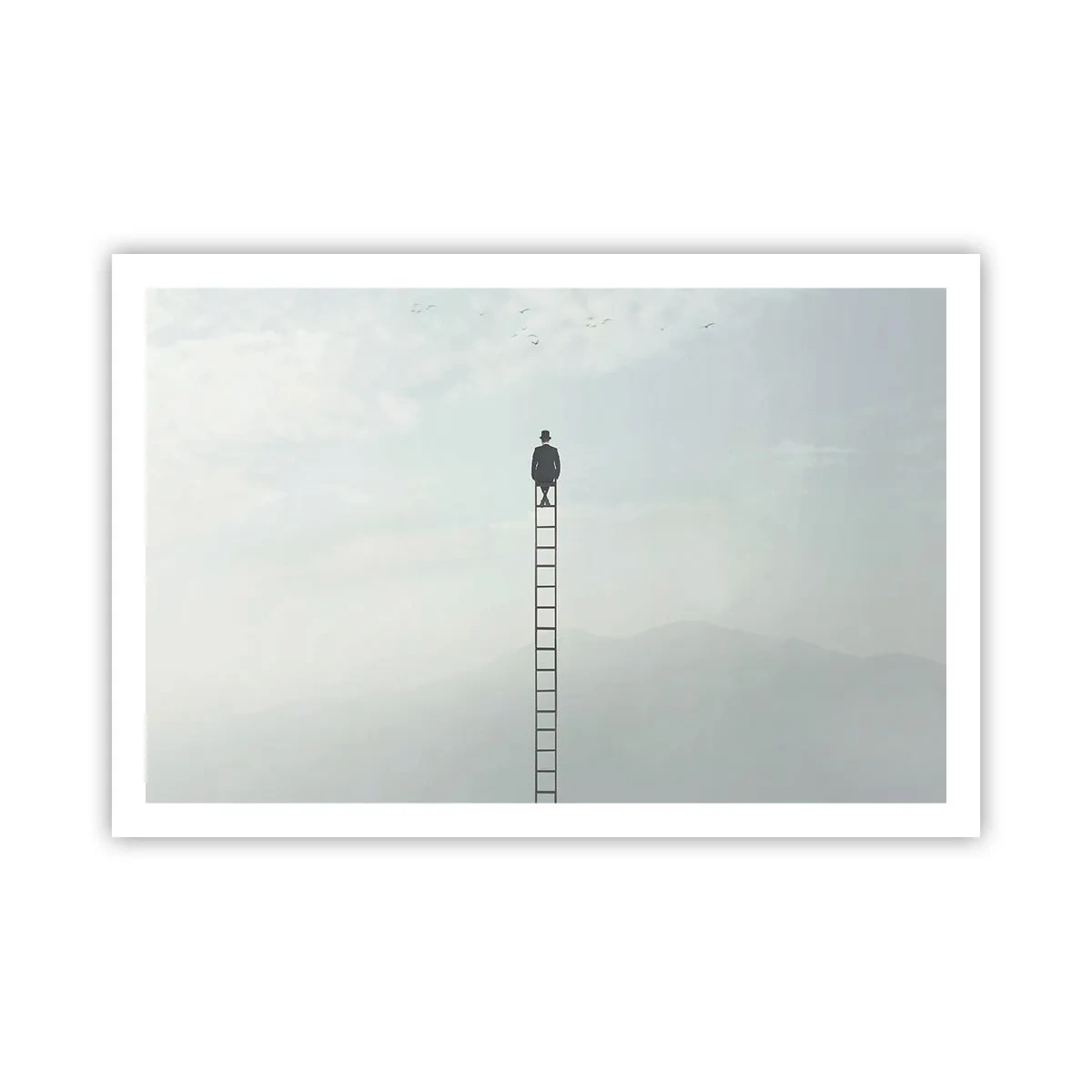 Plakat - Stig yderligere - 91x61 cm