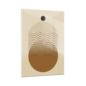 Billede på glas - Om geometriske figurers oprindelse - 50x70 cm