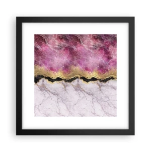 Plakat i sort ramme - På grænsen - 30x30 cm