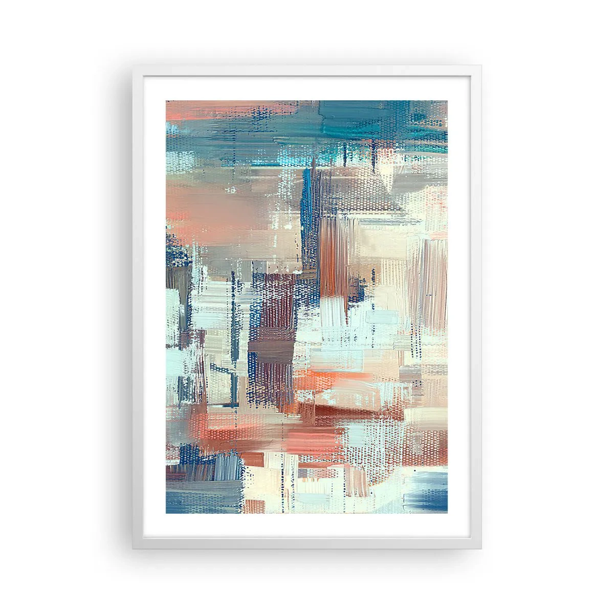 Plakat i hvid ramme - At nå lyset - 50x70 cm