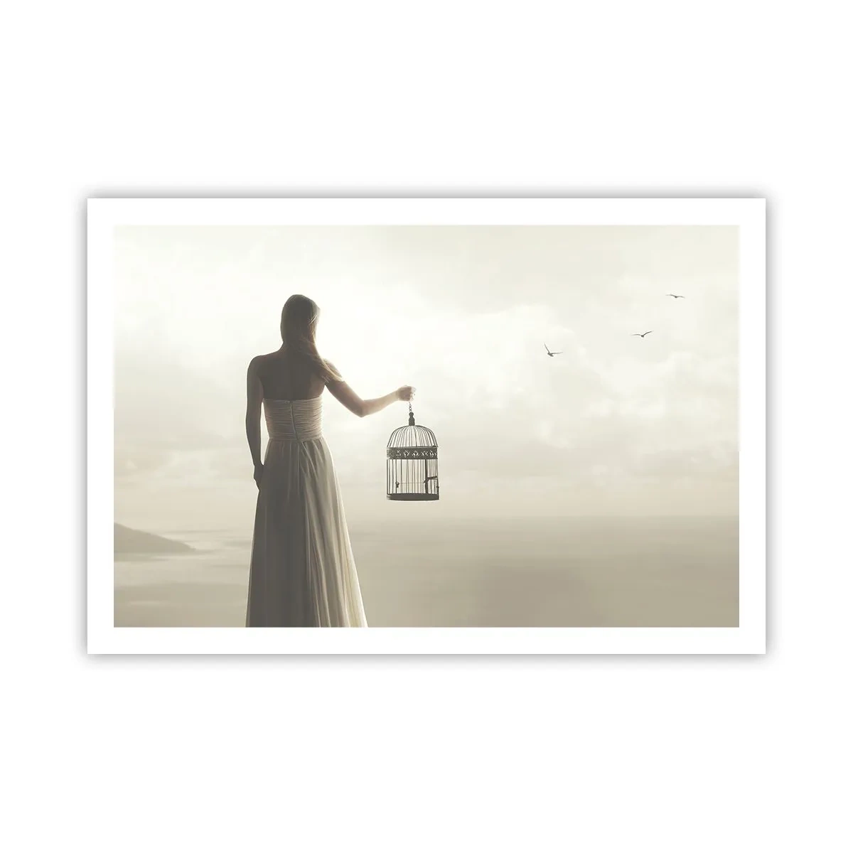 Plakat - Vær fri - 91x61 cm