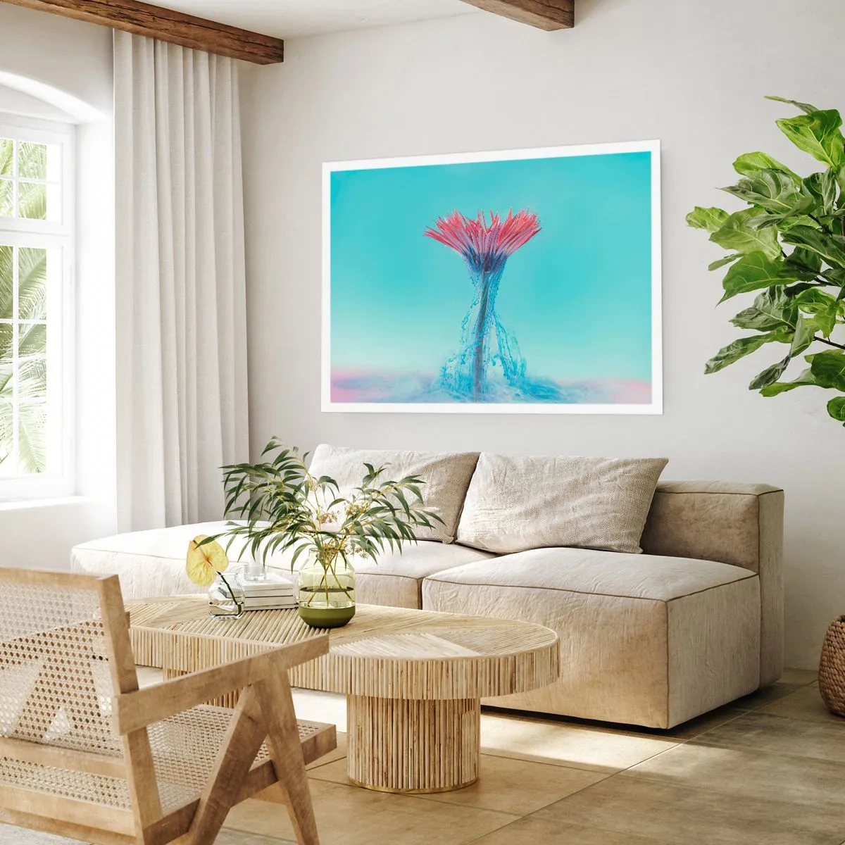 Plakat - I en nærende omfavnelse - 100x70 cm