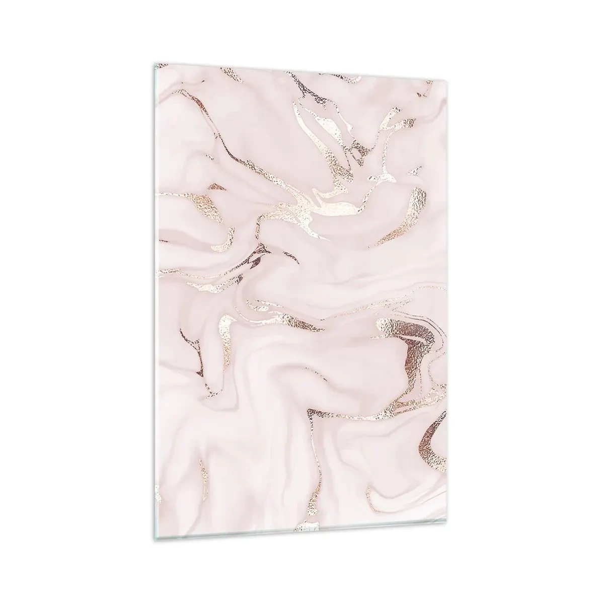 Billede på glas - I et lyserødt tørklæde - 80x120 cm