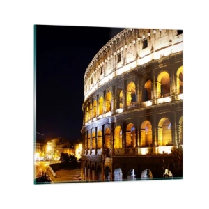 Billede på glas - Legene er ved at begynde - 60x60 cm