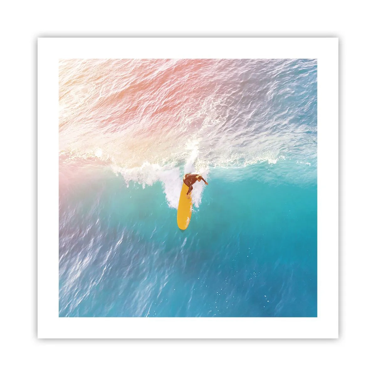 Plakat - Ocean rytter - 50x50 cm