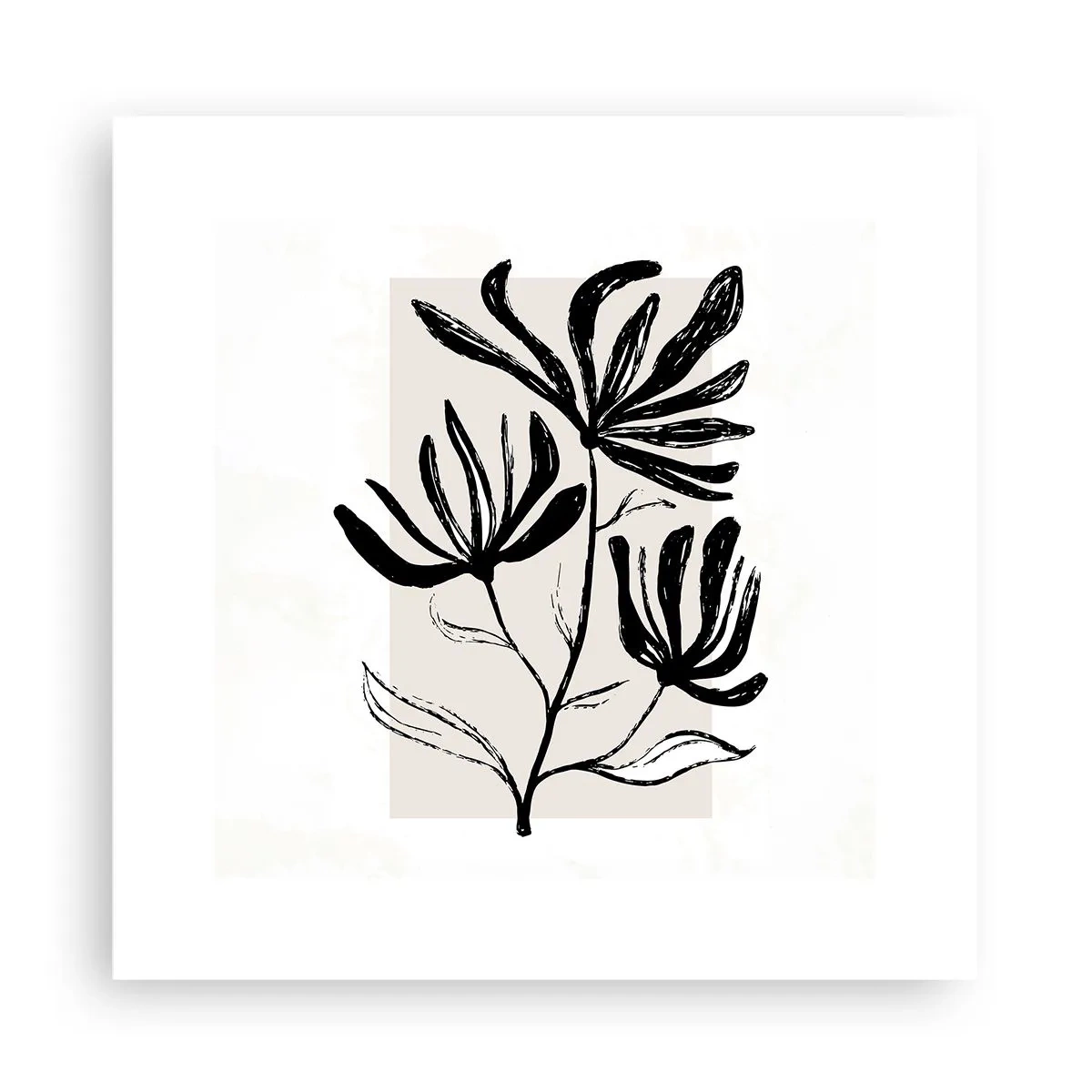 Plakat - Skitse til et herbarium - 30x30 cm