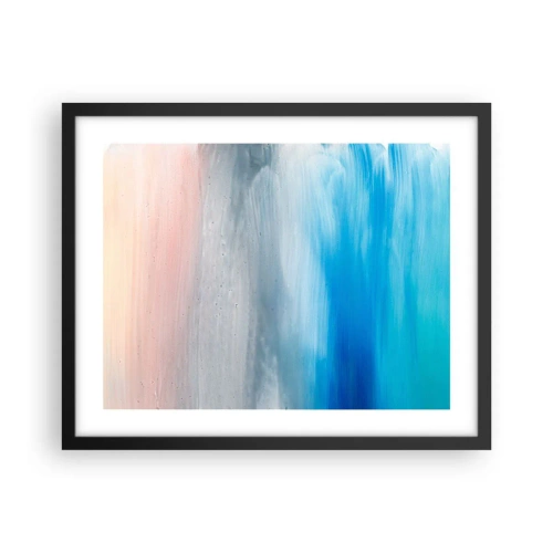 Plakat i sort ramme - Elementer: luft - 50x40 cm