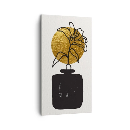 Lærredstryk - Billede på lærred - Skønhed i balance - 45x80 cm