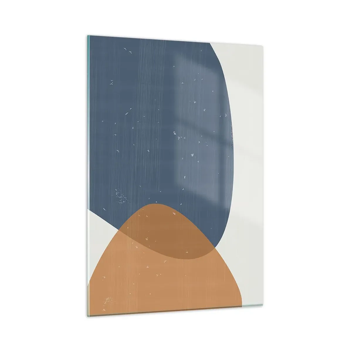 Billede på glas - Ovaler og påvirkninger - 50x70 cm