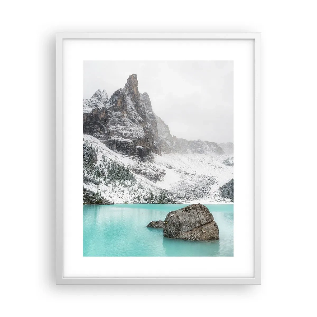 Plakat i hvid ramme - På vagt - 40x50 cm