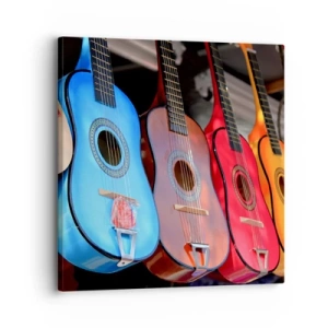 Lærredstryk - Billede på lærred - Latino vibes - 30x30 cm