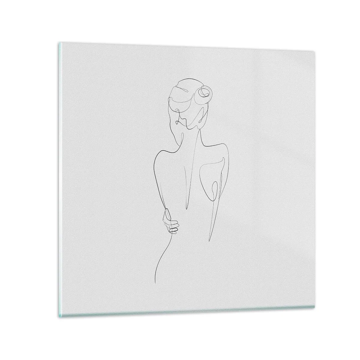 Billede på glas - Kroppens musik - 60x60 cm