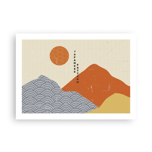 Plakat - I den japanske ånd - 70x50 cm