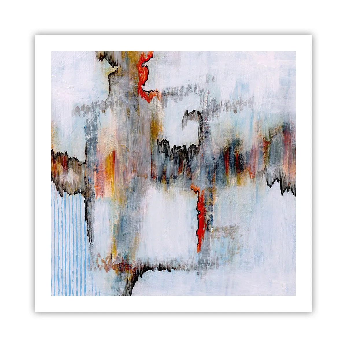 Plakat - En pind på vandet - 60x60 cm