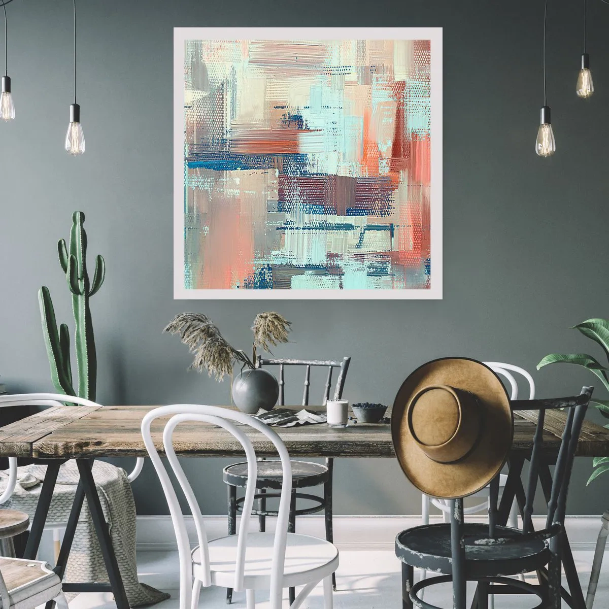 Plakat - At nå lyset - 40x40 cm