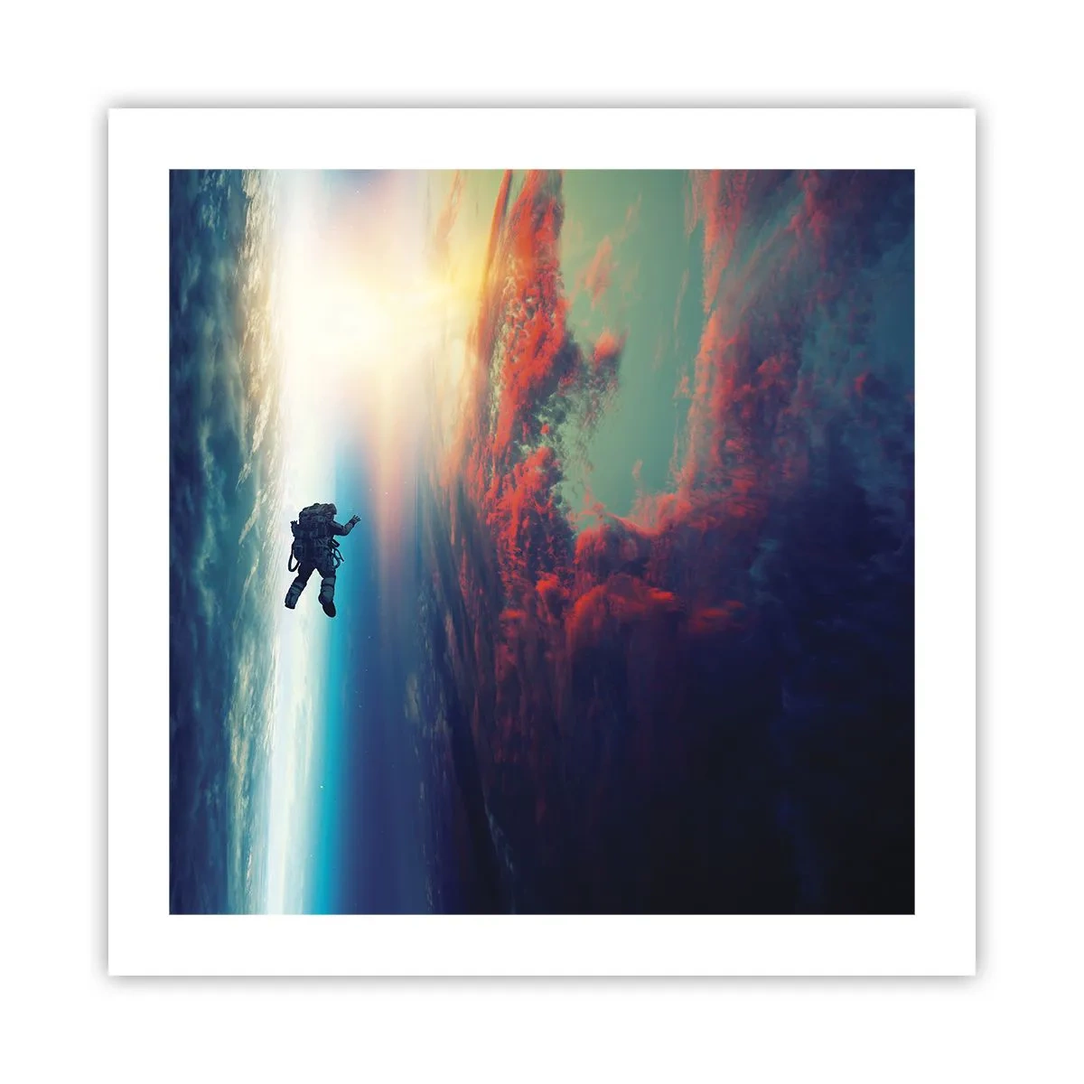 Plakat - Over for universet - 50x50 cm