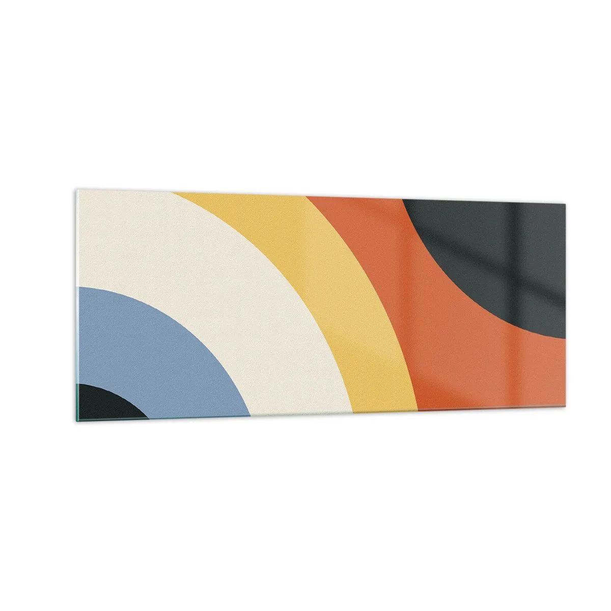 Billede på glas - Over for hinanden - 100x40 cm