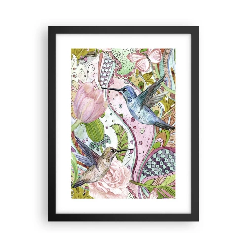 Plakat i sort ramme - Forviklet i vinstokkene - 30x40 cm